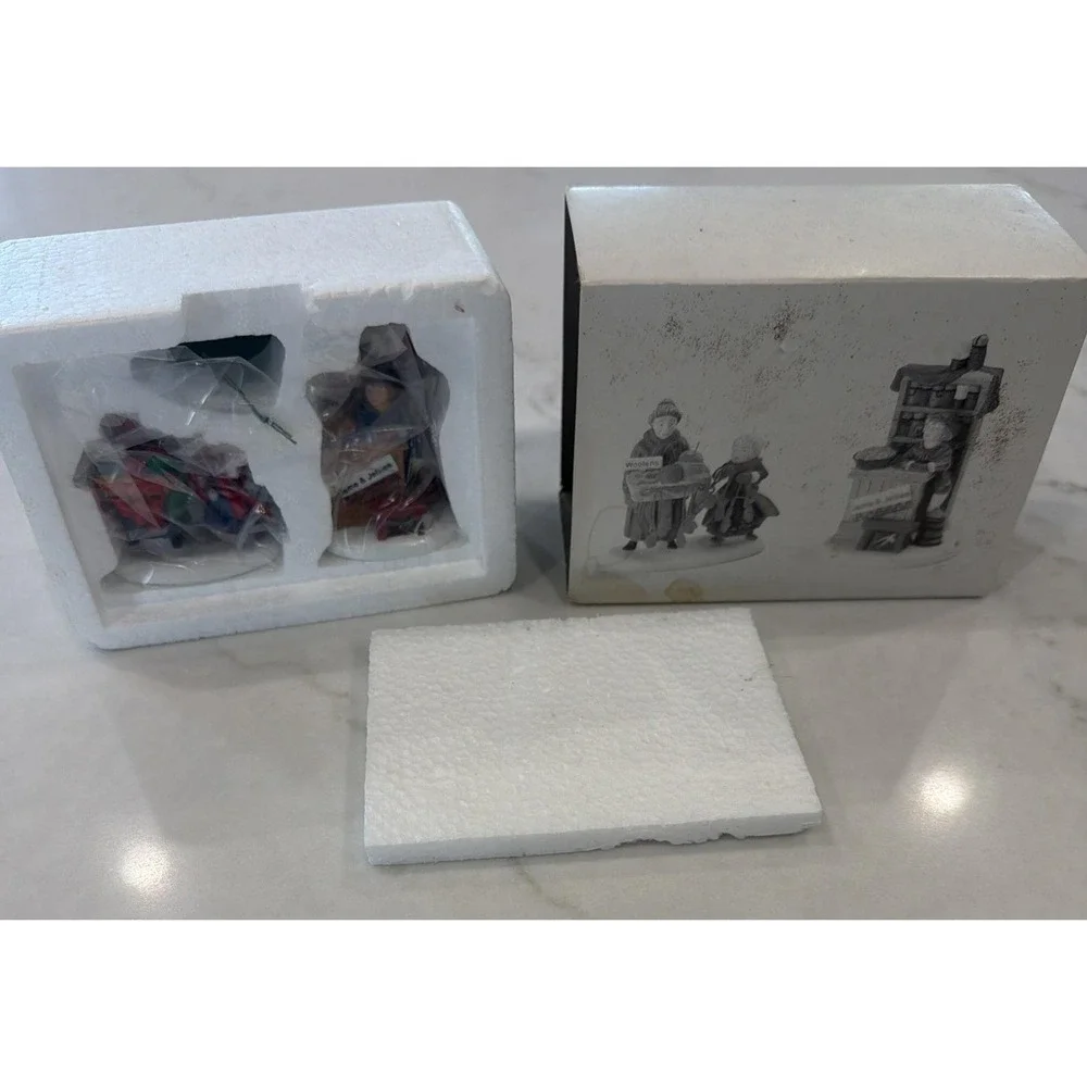 Dept 56 Christmas Bazaar Woolens Preserves 56595 New In Org Box VTG 90s Retired